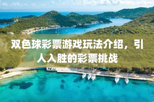 双色球彩票游戏玩法介绍，引人入胜的彩票挑战