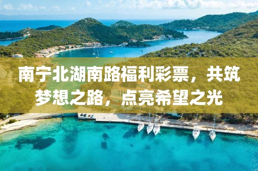 南宁北湖南路福利彩票，共筑梦想之路，点亮希望之光