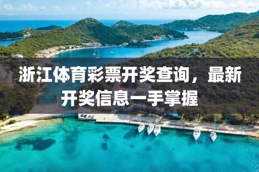 浙江体育彩票开奖查询，最新开奖信息一手掌握