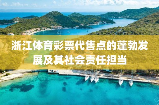 浙江体育彩票代售点的蓬勃发展及其社会责任担当