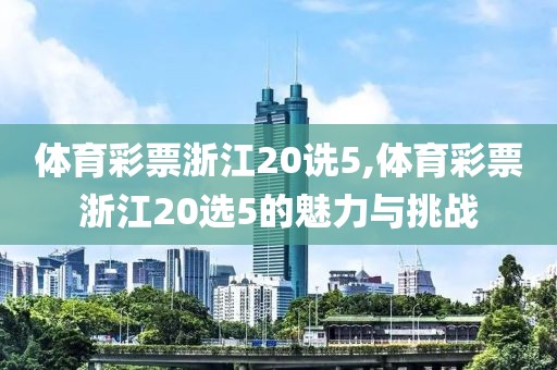 体育彩票浙江20诜5,体育彩票浙江20选5的魅力与挑战