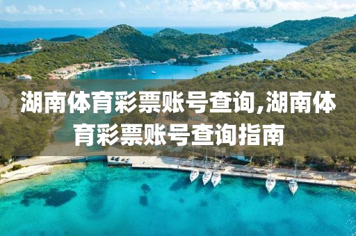 湖南体育彩票账号查询,湖南体育彩票账号查询指南